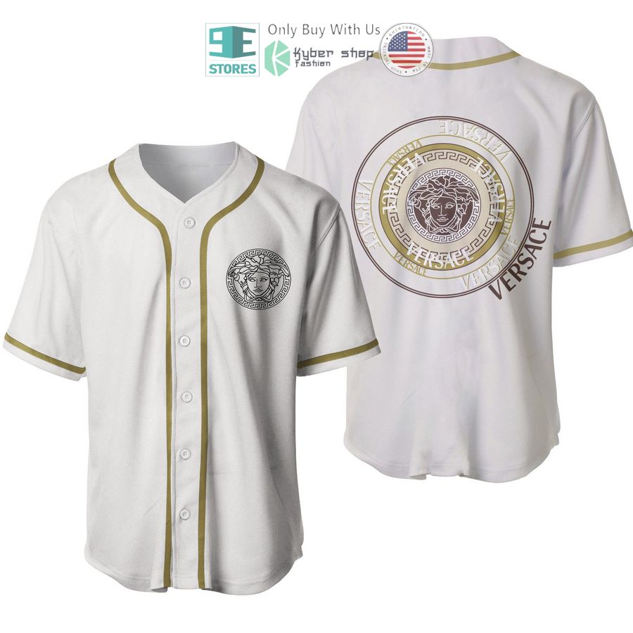 versace logo white baseball jersey 1 94580