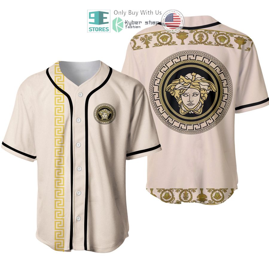 versace luxury brand logo white baseball jersey 1 55023