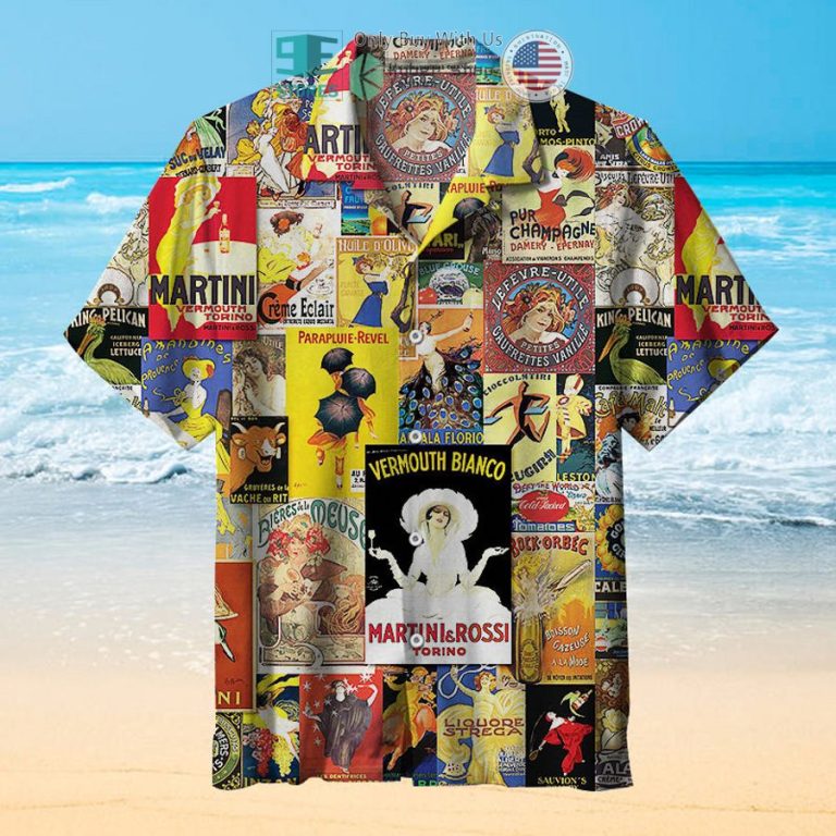 vintage posters hawaiian shirt 1 81587