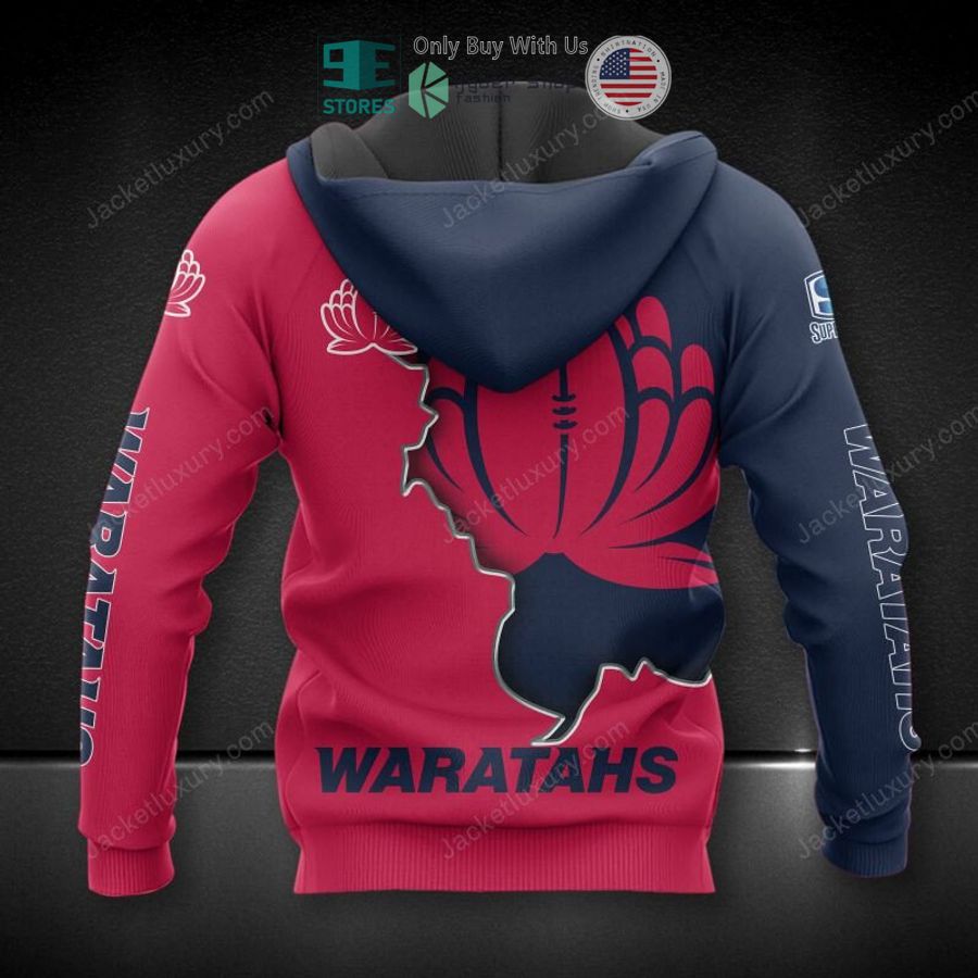 waratahs super rugby logo blue red 3d hoodie polo shirt 2 11004
