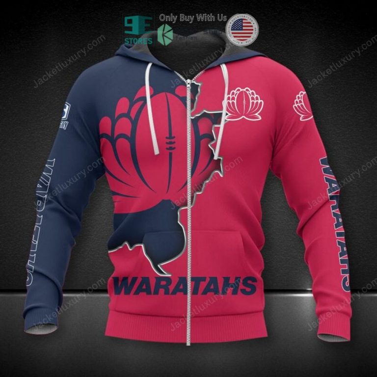 waratahs super rugby logo blue red 3d hoodie polo shirt 3 21726