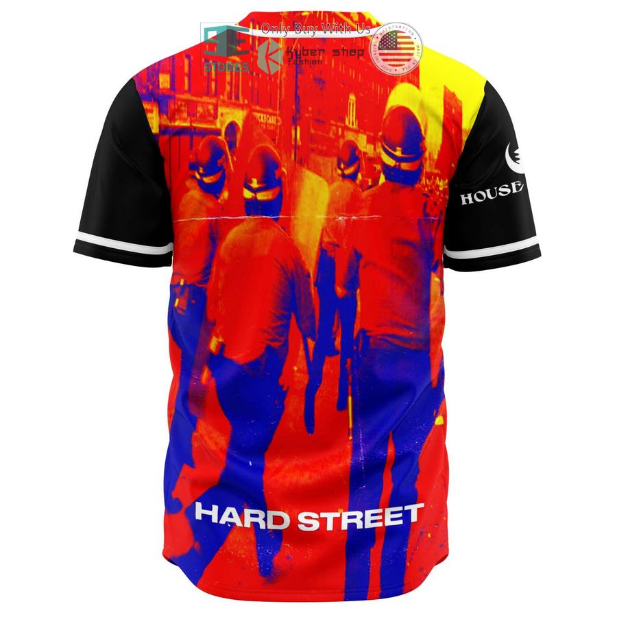wax motif hard street black baseball jersey 2 67536