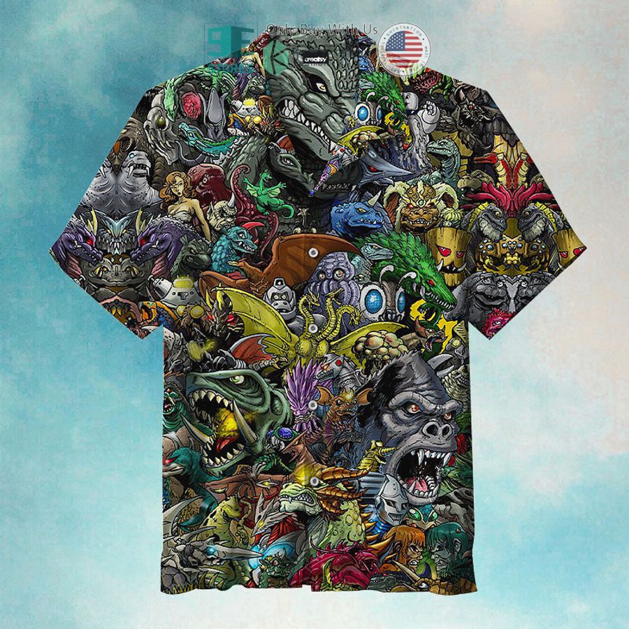 welcome to the world of godzilla hawaiian shirt 1 48509