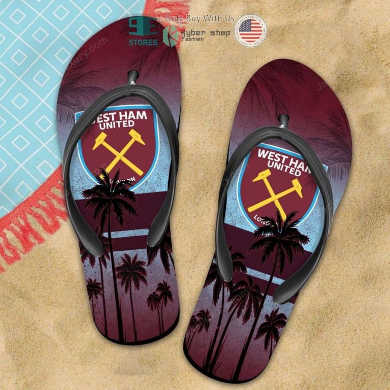 west ham united f c flip flops 1 39680