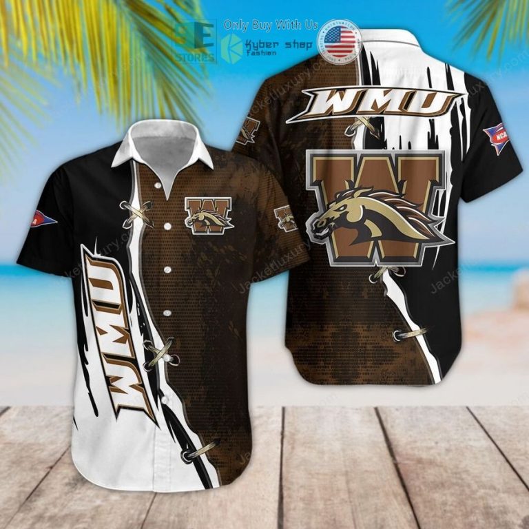 western michigan broncos hawaiian shirt 1 75425