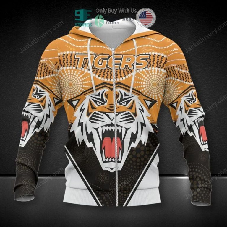 wests tigers aboriginal pattern 3d hoodie polo shirt 3 89099