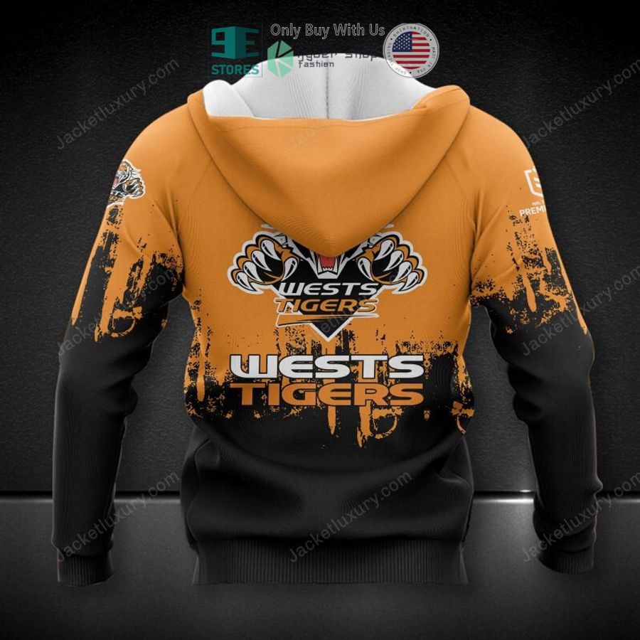 wests tigers orange black 3d hoodie polo shirt 2 46889