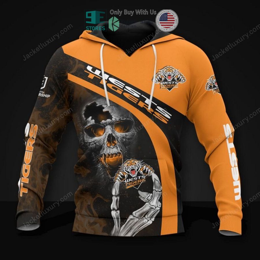 wests tigers skeleton 3d hoodie polo shirt 1 40568