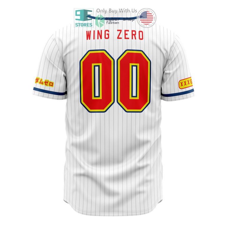 wing zero gundam baseball jersey 3 99153