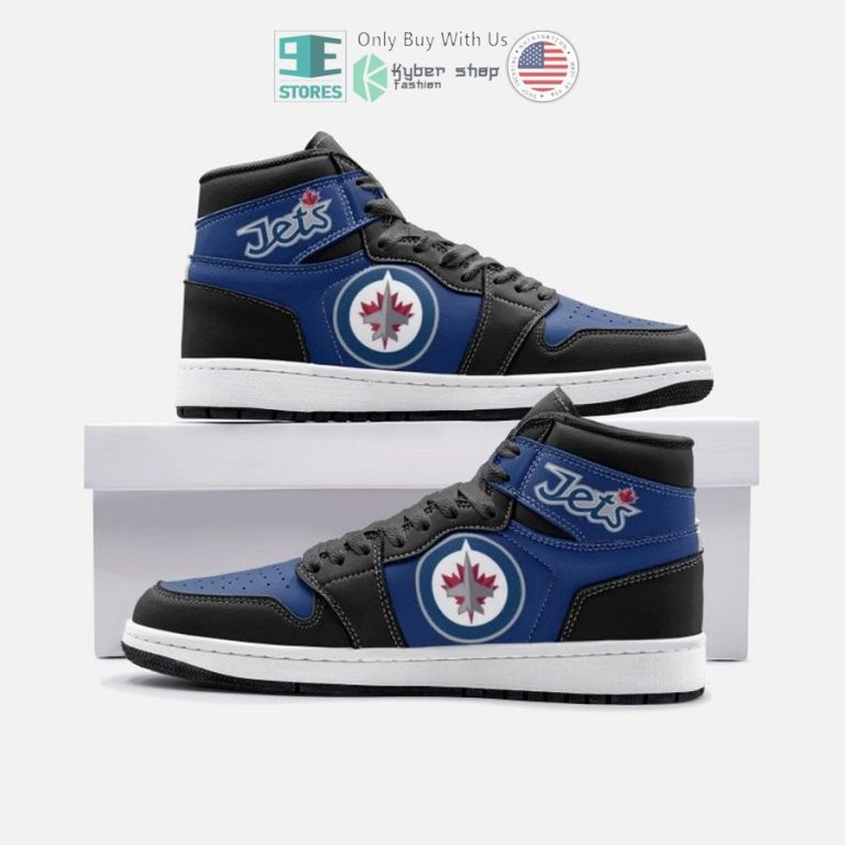 winnipeg jets logo air jordan high top shoes 1 52166