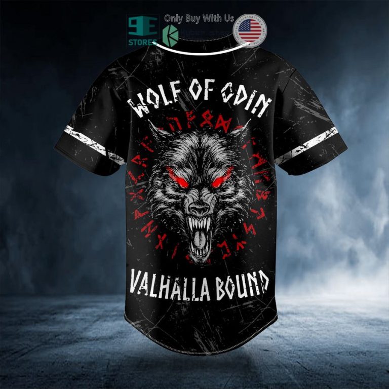 wolf of odin valhalla bound viking personalized baseball jersey 3 55235