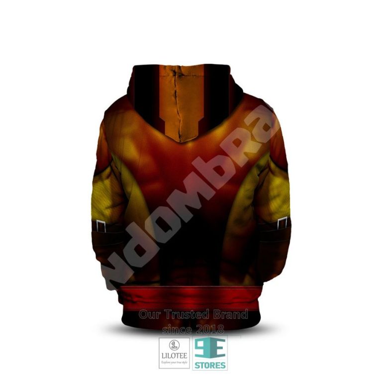 wolverine x men brown suit 3d hoodie 3 761