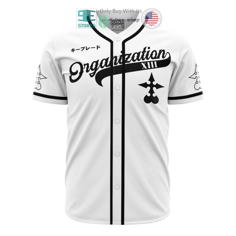 xemnas organization xiii kingdom hearts baseball jersey 1 42690