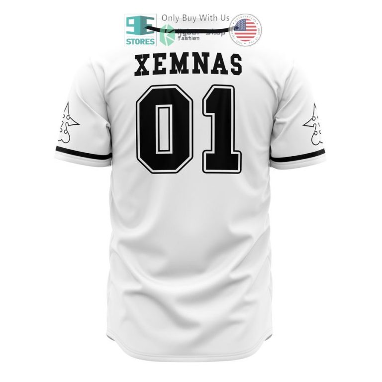 xemnas organization xiii kingdom hearts baseball jersey 3 13946