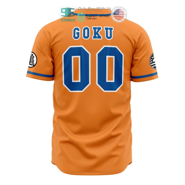 z fighters goku dragon ball z baseball jersey 3 3377