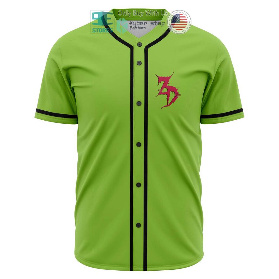 zeds dead demons green baseball jersey 1 44776