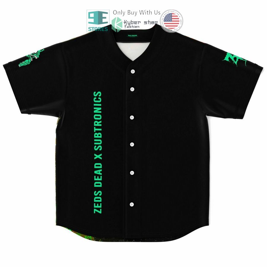 zeds dead x subtronics black baseball jersey 1 87914