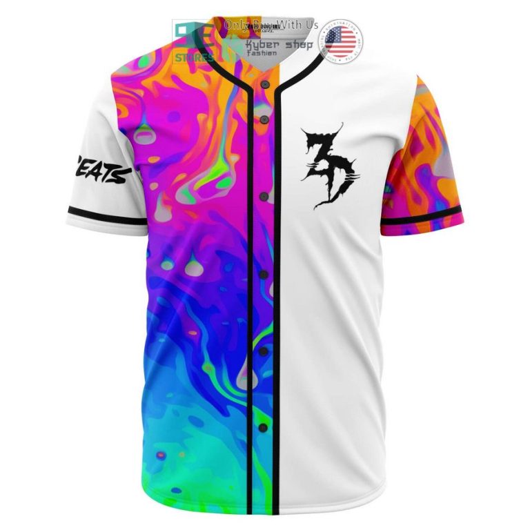 zeds dead z hands white multicolor baseball jersey 1 53139