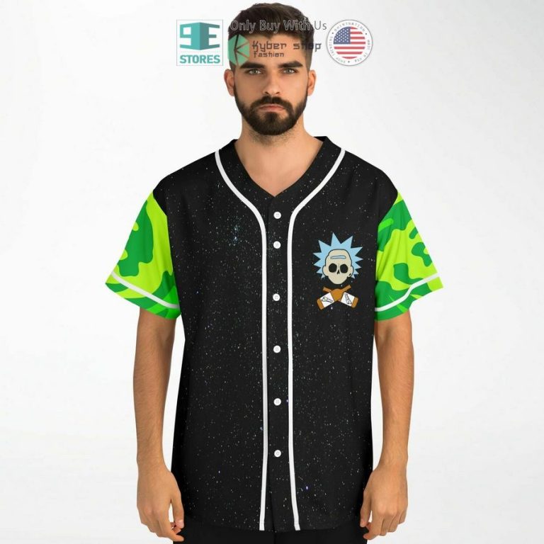 zombie rick sanchez wubba lubba dub dub baseball jersey 3 90221