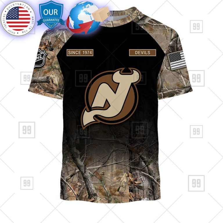 hot new jersey devils hunting camouflage custom shirt 3