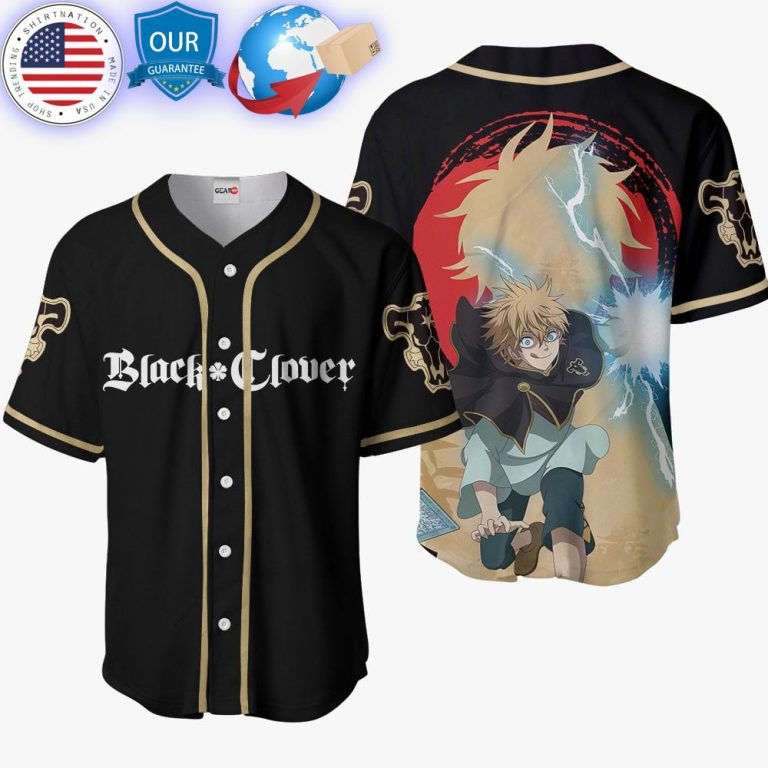 hot black clover luck voltia baseball jersey 1