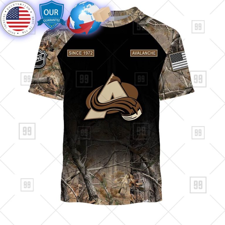 hot colorado avalanche hunting camouflage custom shirt 3