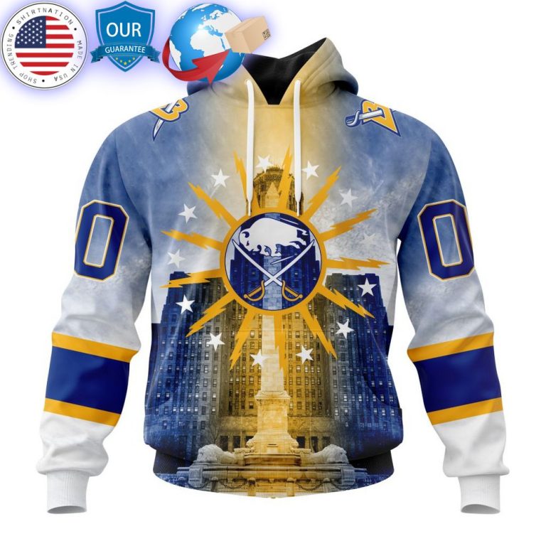 hot custom buffalo sabres special design with buffalo city hall shirt 1