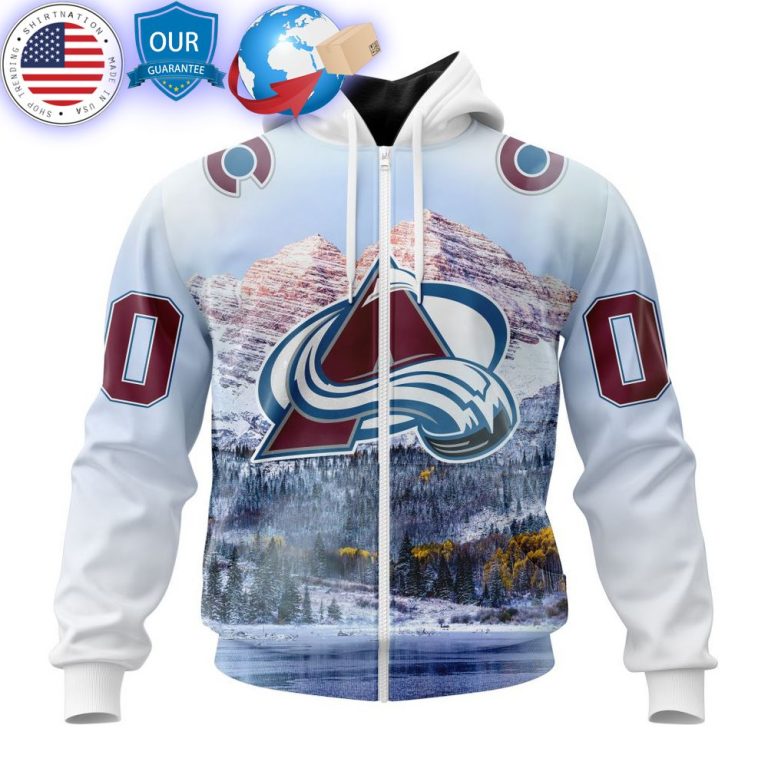 hot custom colorado avalanche special design with rocky mountain shirt 2