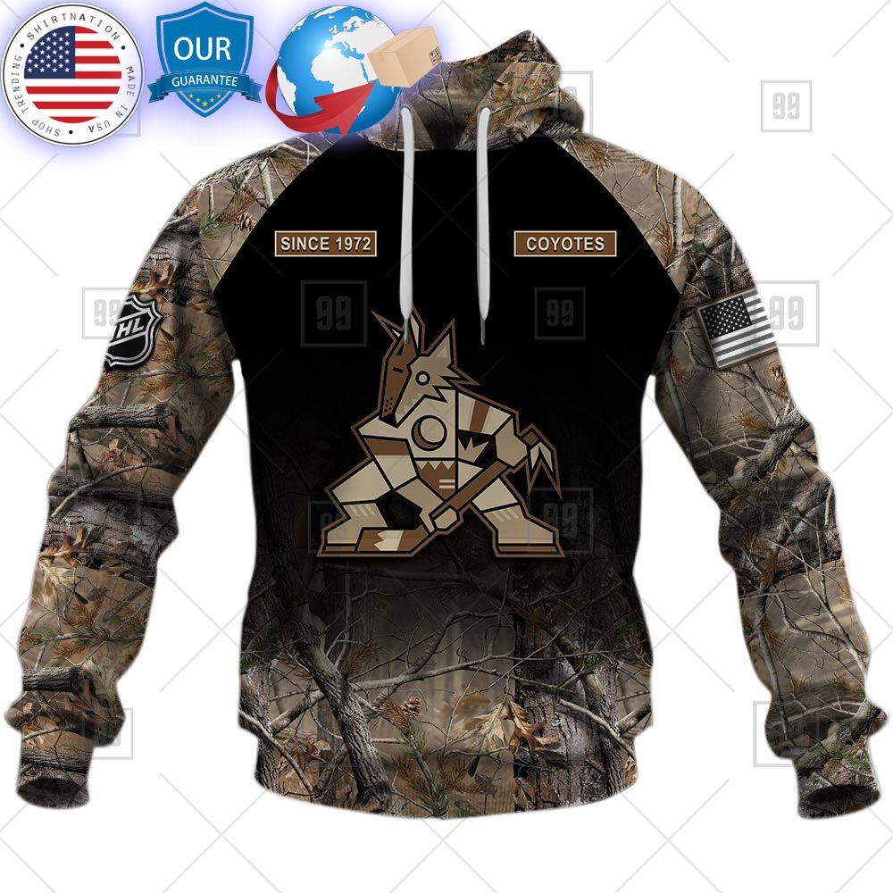hot arizona coyotes hunting camouflage custom shirt 2