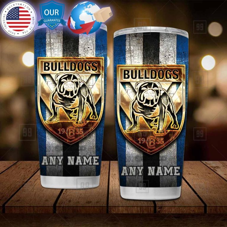 hot custom canterbury bankstown bulldogs tumbler 2