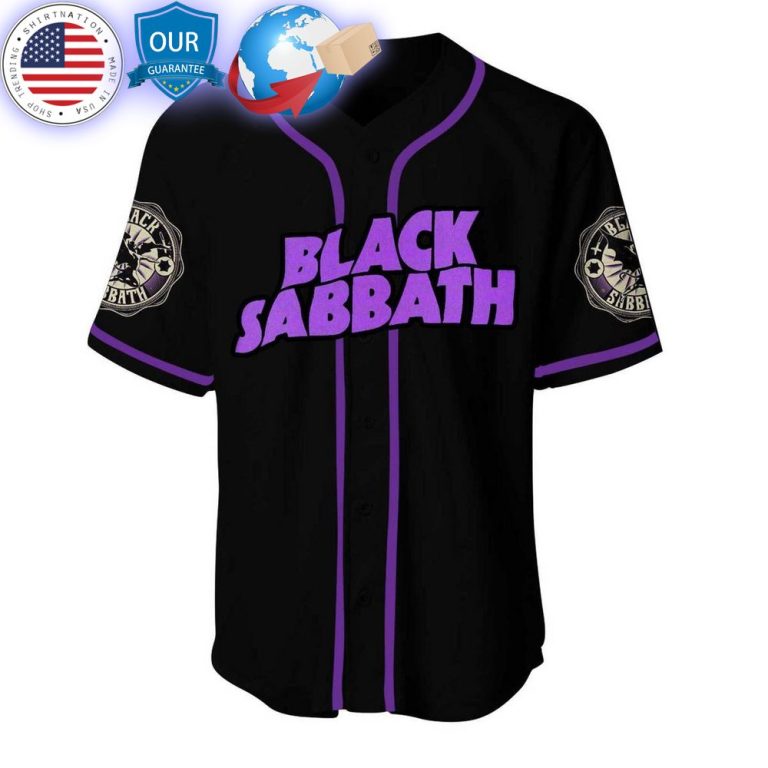 hot black sabbathn custom baseball jersey 3