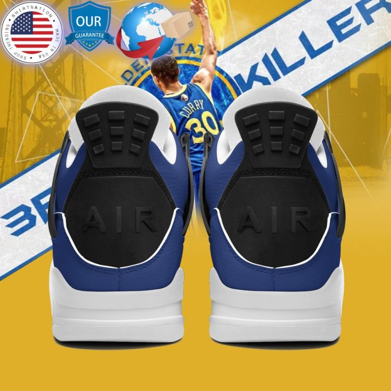 hot stephen curry golden state warriors air jordan 4 sneakers 3