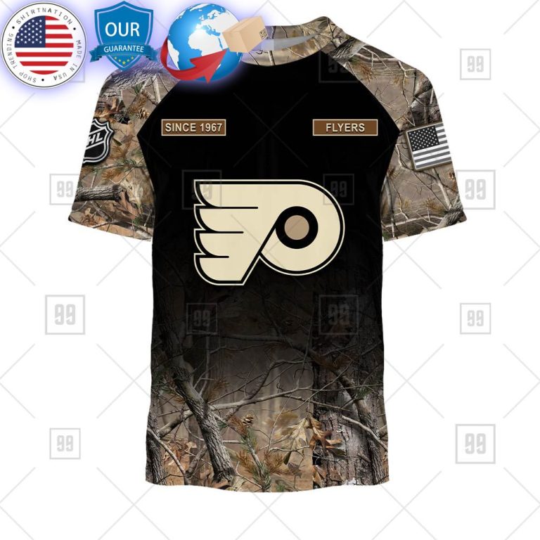 hot philadelphia flyers hunting camouflage custom shirt 3