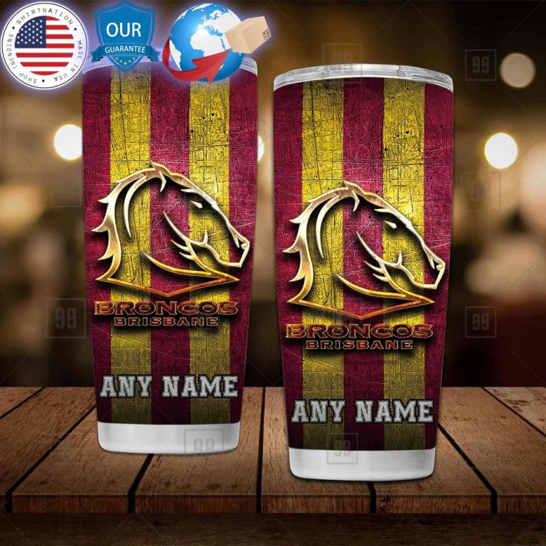 hot custom brisbane broncos tumbler 2