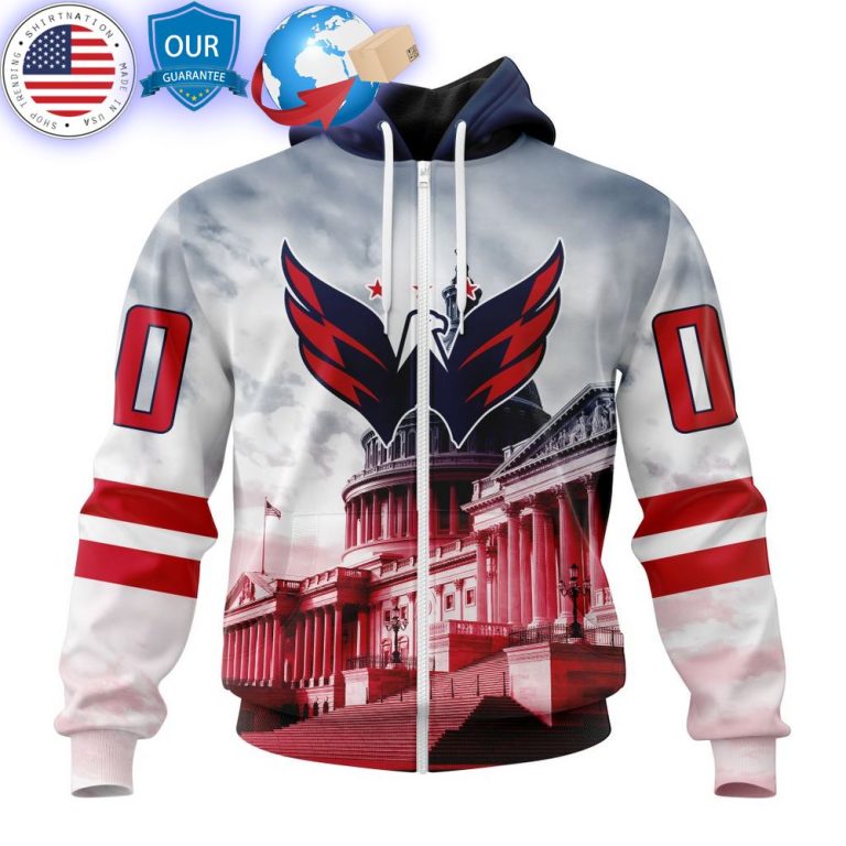 hot custom washington capitals special design with the capitol building shirt 2