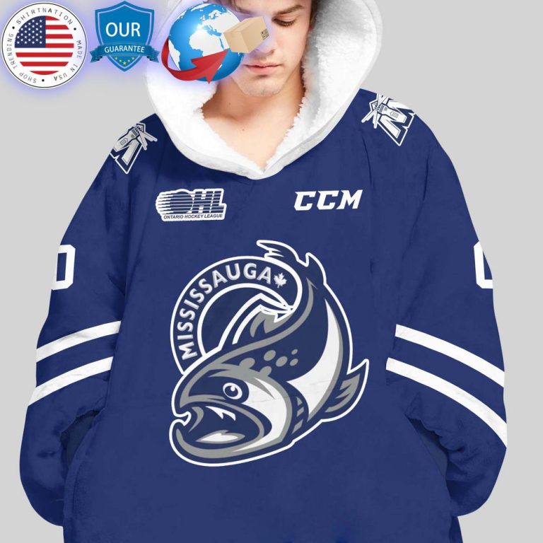 hot ohl mississauga steelheads custom hoodie blanket 3