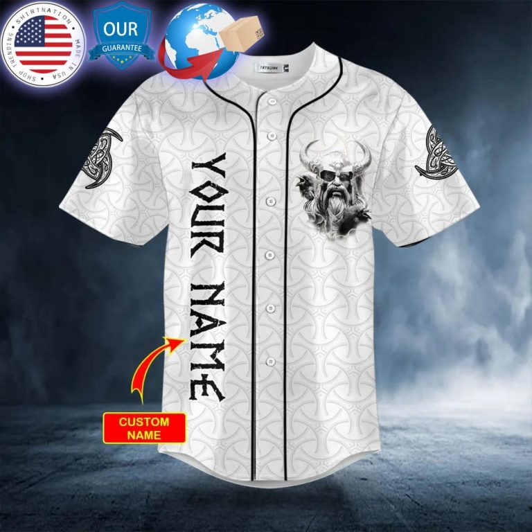 hot viking dad just like a normal dad but much cooler custom baseball jersey 3