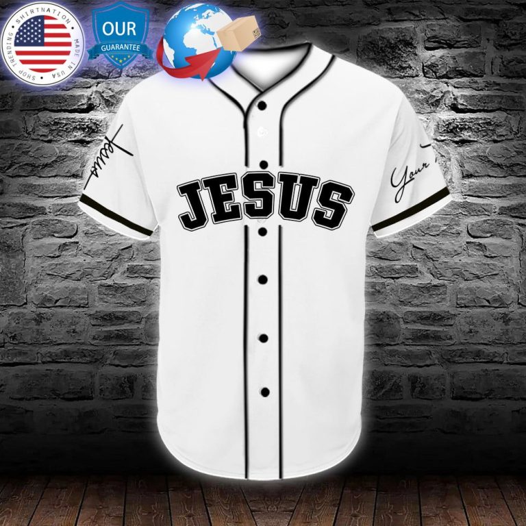 hot jesus hug custom baseball jersey 2