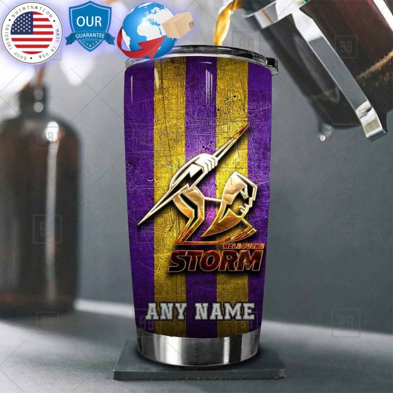 hot custom melbourne storm tumbler 1