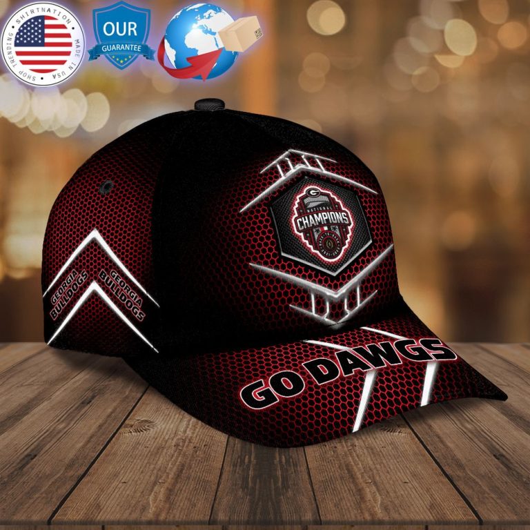 hot go dawgs georgia bulldogs champion cap 2