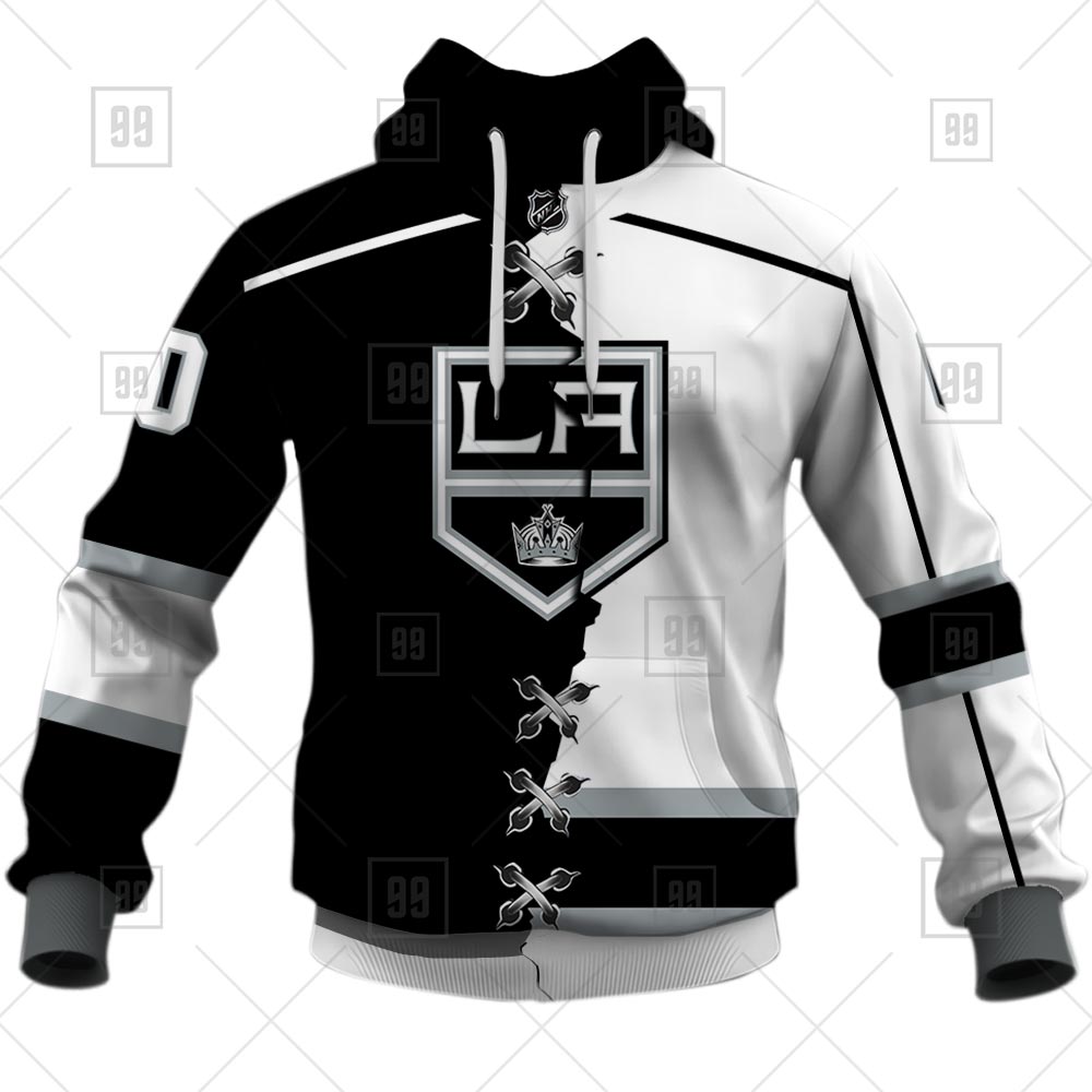 TU YN NHL Mix Jersey Los Angeles Kings hoodie front
