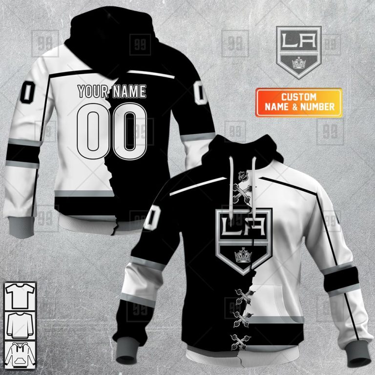 TU YN NHL Mix Jersey Los Angeles Kings mockup ads