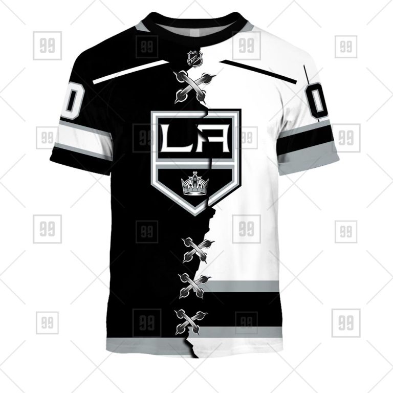 TU YN NHL Mix Jersey Los Angeles Kings tee front