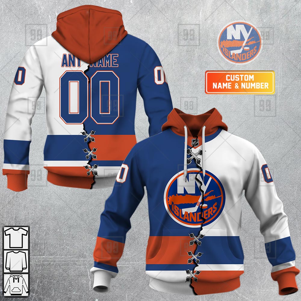 TU YN NHL Mix Jersey New York Islanders mockup ads