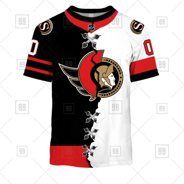 TU YN NHL Mix Jersey Ottawa Senators tee front