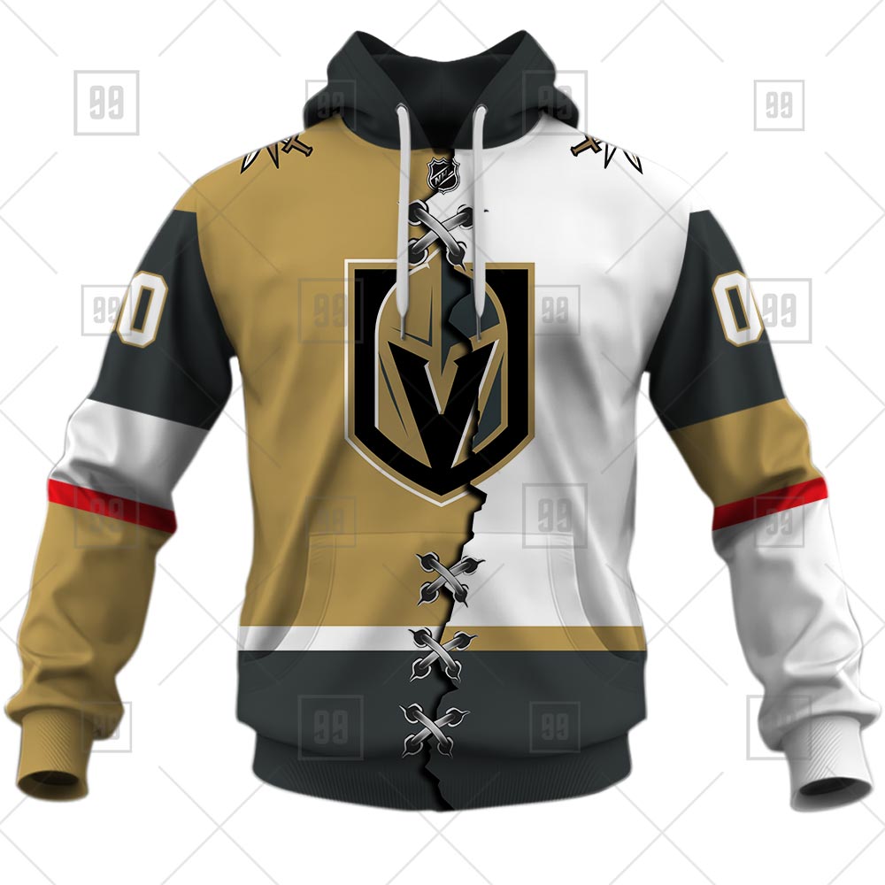 TU YN NHL Mix Jersey Vegas Golden Knights hoodie front