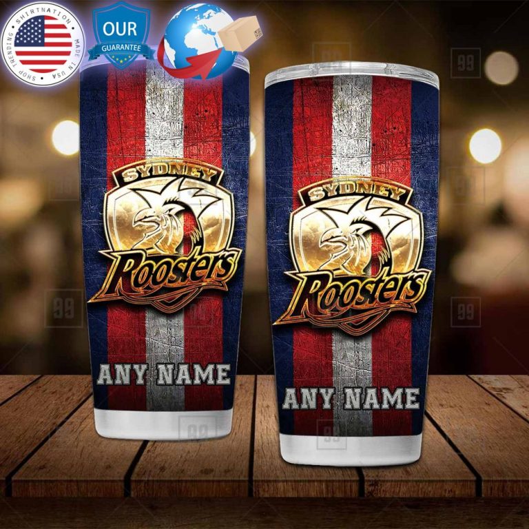 hot custom sydney roosters tumbler 2