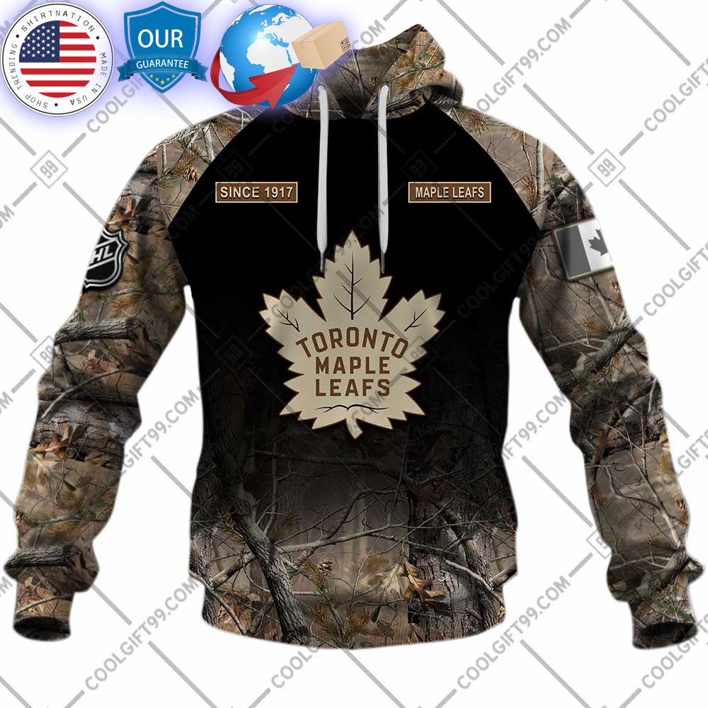 hot toronto maple leafs hunting camouflage custom shirt 2