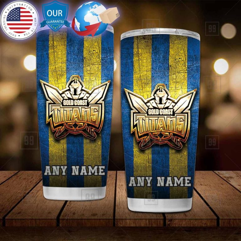 hot custom gold coast titans tumbler 2