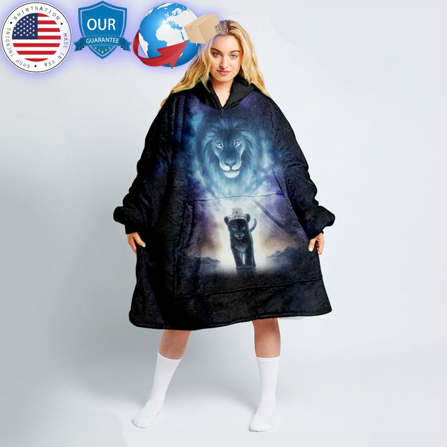 a big hug lion hoodie blanket 1 305